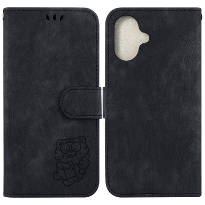 Little Tiger Embossed Leather Phone Case