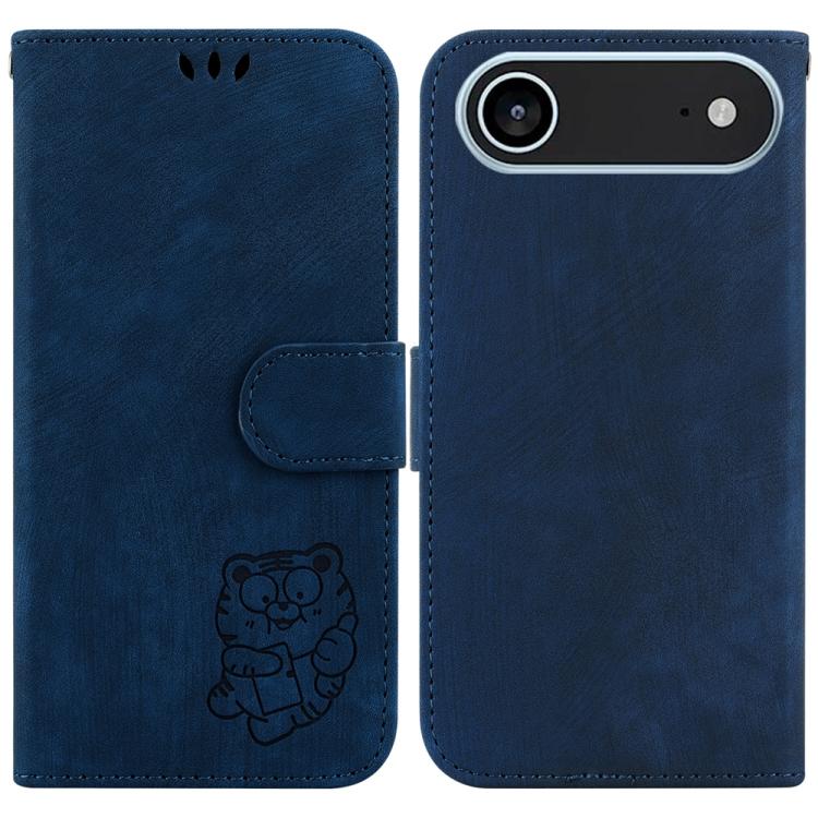 Little Tiger Embossed Leather Phone Case