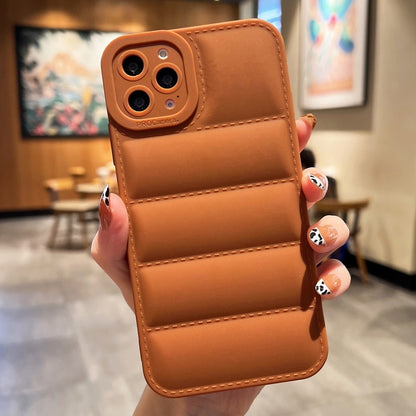 Eiderdown Airbag Frosted TPU Phone Case, For iPhone 16 Pro Max, For iPhone 16 Pro����������������...
