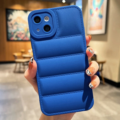 Eiderdown Airbag Frosted TPU Phone Case, For iPhone 16 Pro Max, For iPhone 16 Pro����������������...