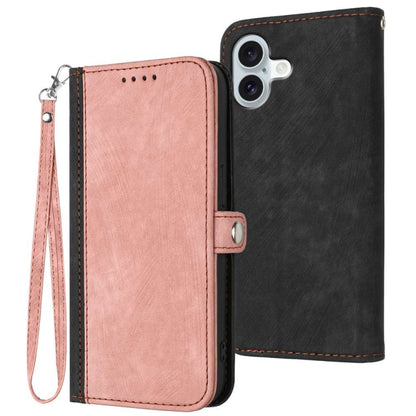 Side Buckle Double Fold Hand Strap Leather Phone Case