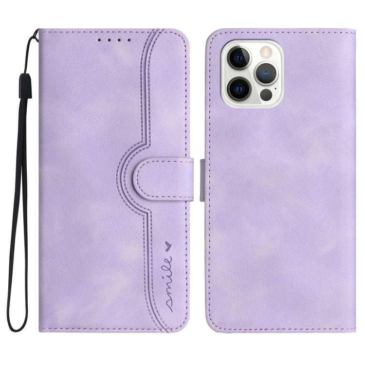 Heart Pattern Skin Feel Leather Phone Case
