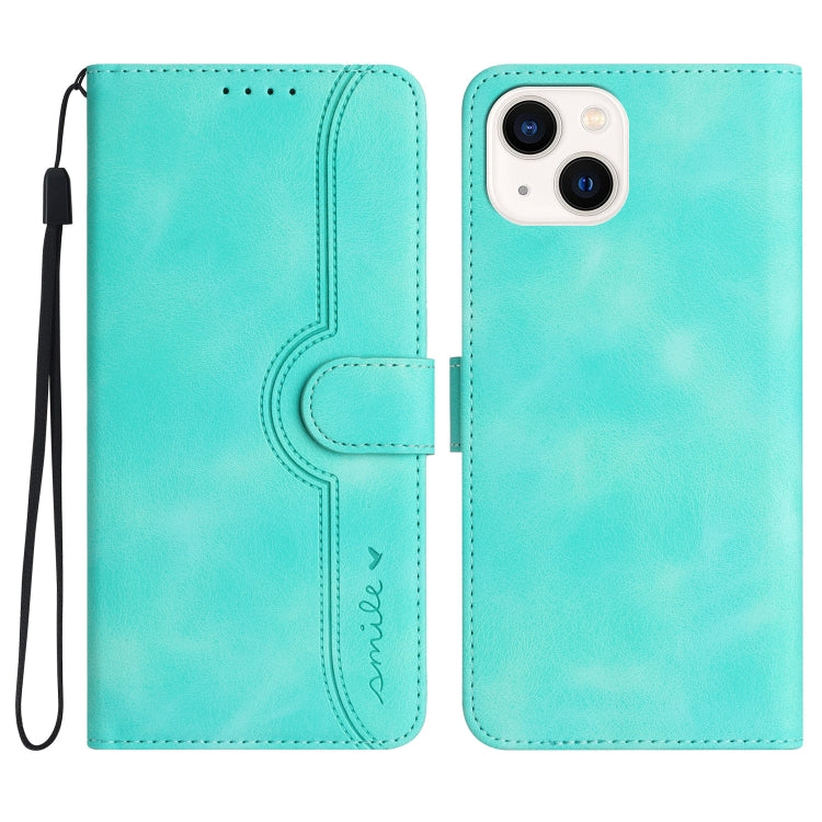 Heart Pattern Skin Feel Leather Phone Case