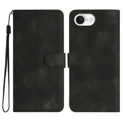 Heart Pattern Skin Feel Leather Phone Case