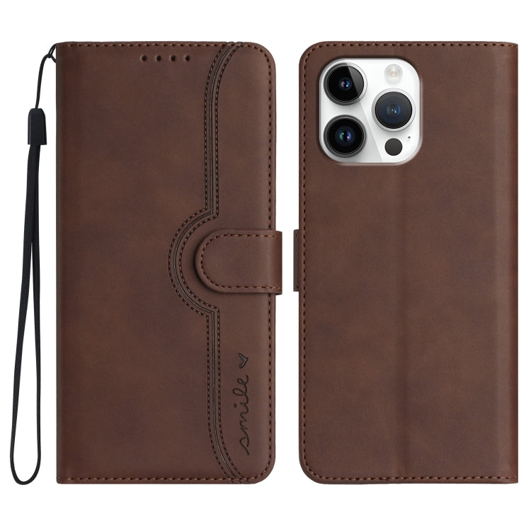 Heart Pattern Skin Feel Leather Phone Case