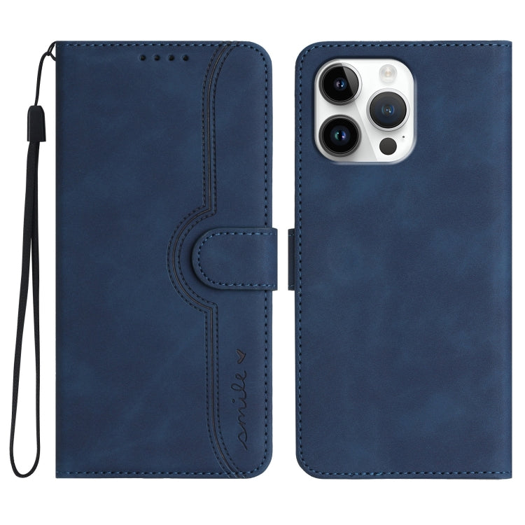 Heart Pattern Skin Feel Leather Phone Case