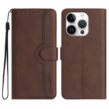 Heart Pattern Skin Feel Leather Phone Case