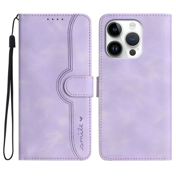 Heart Pattern Skin Feel Leather Phone Case
