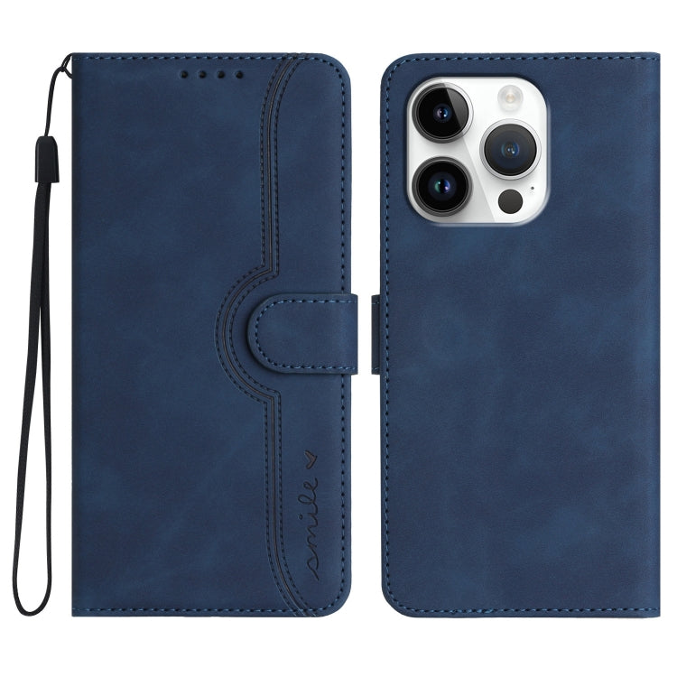 Heart Pattern Skin Feel Leather Phone Case