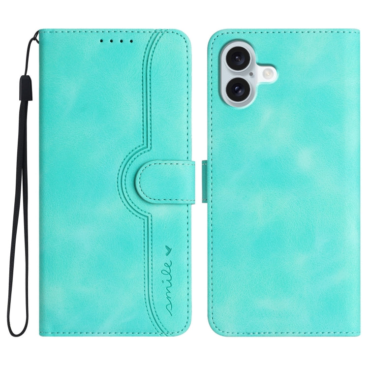 Heart Pattern Skin Feel Leather Phone Case