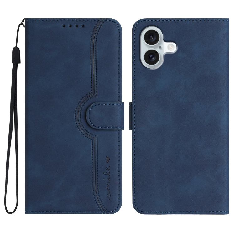 Heart Pattern Skin Feel Leather Phone Case