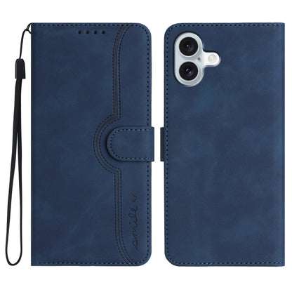 Heart Pattern Skin Feel Leather Phone Case