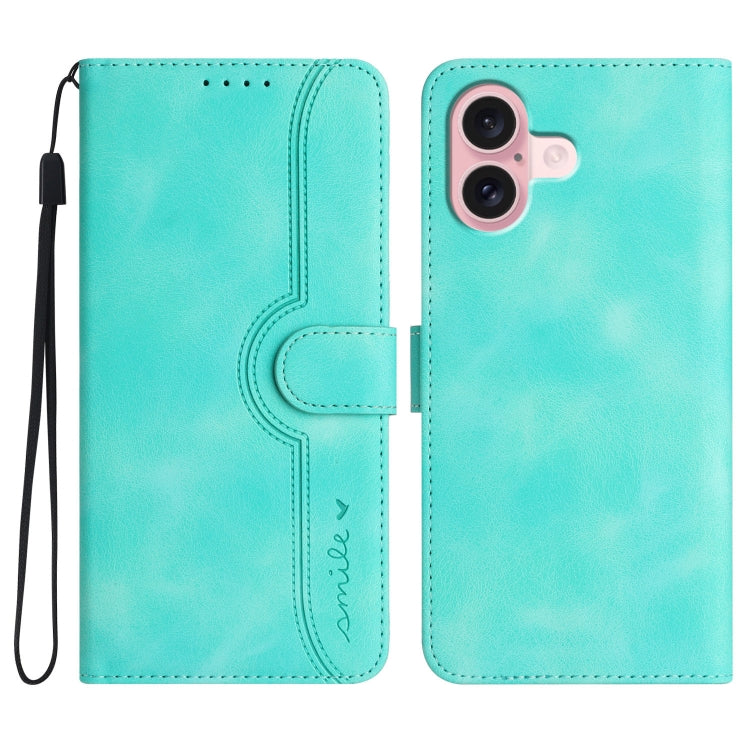 Heart Pattern Skin Feel Leather Phone Case
