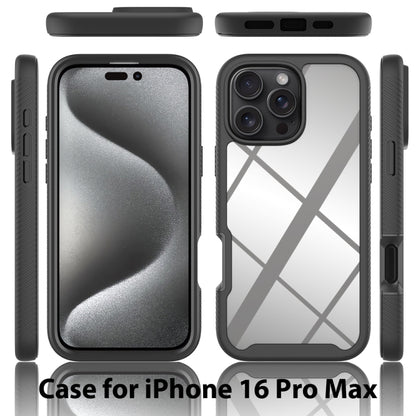 Starry Sky Solid Color Series PC + TPU Phone Case with PET Film, For iPhone 16 Pro Max�����������...