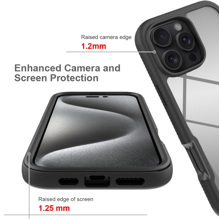 Starry Sky Solid Color Series PC + TPU Phone Case with PET Film, For iPhone 16 Pro Max�����������...