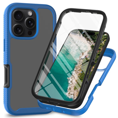 Starry Sky Solid Color Series PC + TPU Phone Case with PET Film, For iPhone 16 Pro Max�����������...