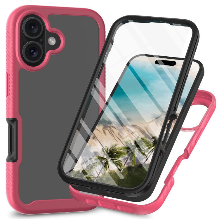 Starry Sky Solid Color Series PC + TPU Phone Case with PET Film, For iPhone 16 Pro Max�����������...