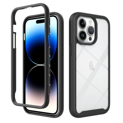 Starry Sky Solid Color Shockproof TPU Clear PC Phone Case, For iPhone 16 Pro Max, For iPhone 16 P...