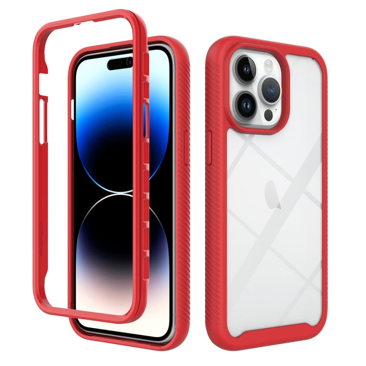 Starry Sky Solid Color Shockproof TPU Clear PC Phone Case, For iPhone 16 Pro Max, For iPhone 16 P...