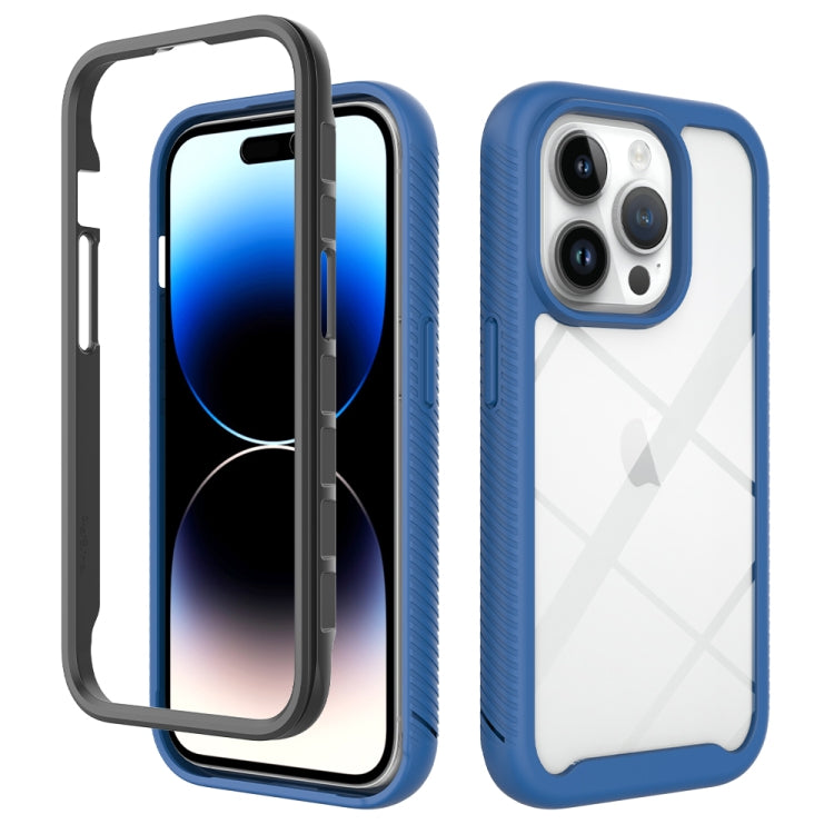 Starry Sky Solid Color Shockproof TPU Clear PC Phone Case, For iPhone 16 Pro Max, For iPhone 16 P...