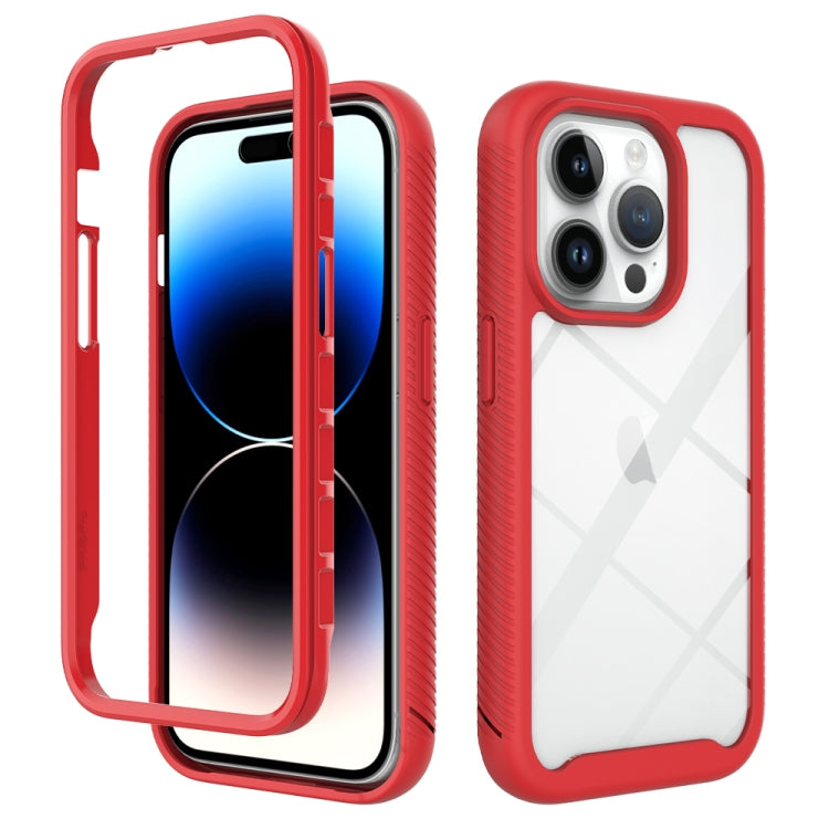 Starry Sky Solid Color Shockproof TPU Clear PC Phone Case, For iPhone 16 Pro Max, For iPhone 16 P...