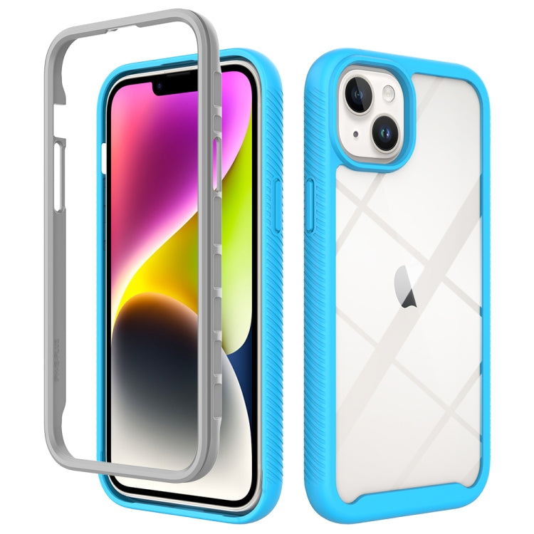 Starry Sky Solid Color Shockproof TPU Clear PC Phone Case, For iPhone 16 Pro Max, For iPhone 16 P...