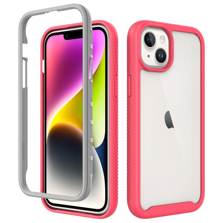 Starry Sky Solid Color Shockproof TPU Clear PC Phone Case, For iPhone 16 Pro Max, For iPhone 16 P...