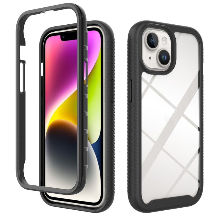 Starry Sky Solid Color Shockproof TPU Clear PC Phone Case, For iPhone 16 Pro Max, For iPhone 16 P...