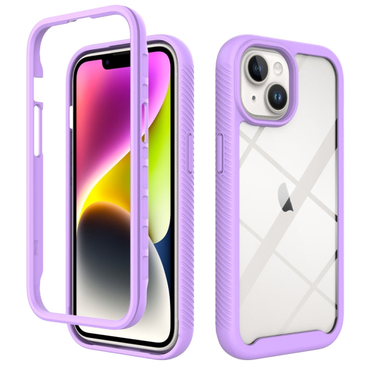 Starry Sky Solid Color Shockproof TPU Clear PC Phone Case, For iPhone 16 Pro Max, For iPhone 16 P...