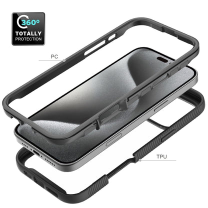 Starry Sky Solid Color Shockproof TPU Clear PC Phone Case, For iPhone 16 Pro Max, For iPhone 16 P...