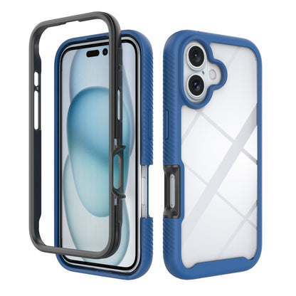 Starry Sky Solid Color Shockproof TPU Clear PC Phone Case, For iPhone 16 Pro Max, For iPhone 16 P...