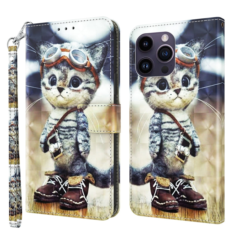 3D Painted Leather Phone Case, For iPhone 16 Pro Max, For iPhone 16 Pro, For iPhone 16 Plus������...
