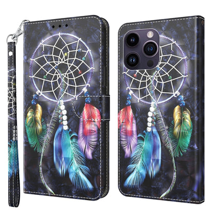 3D Painted Leather Phone Case, For iPhone 16 Pro Max, For iPhone 16 Pro, For iPhone 16 Plus������...
