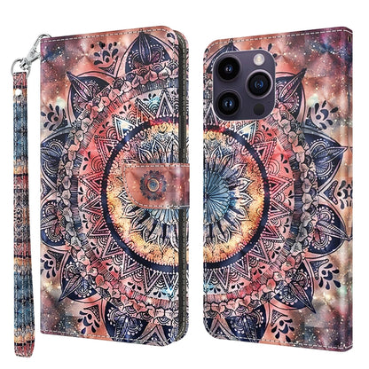 3D Painted Leather Phone Case, For iPhone 16 Pro Max, For iPhone 16 Pro, For iPhone 16 Plus������...