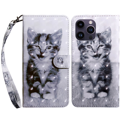 3D Painted Leather Phone Case, For iPhone 16 Pro Max, For iPhone 16 Pro, For iPhone 16 Plus������...