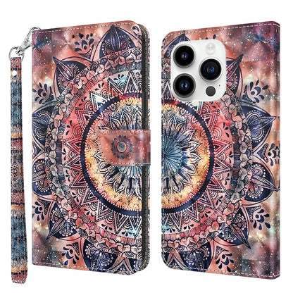 3D Painted Leather Phone Case, For iPhone 16 Pro Max, For iPhone 16 Pro, For iPhone 16 Plus������...