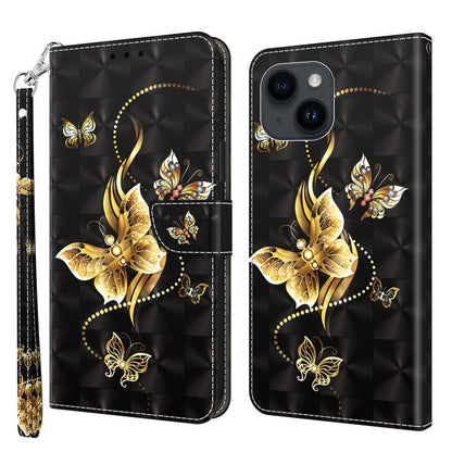 3D Painted Leather Phone Case, For iPhone 16 Pro Max, For iPhone 16 Pro, For iPhone 16 Plus������...