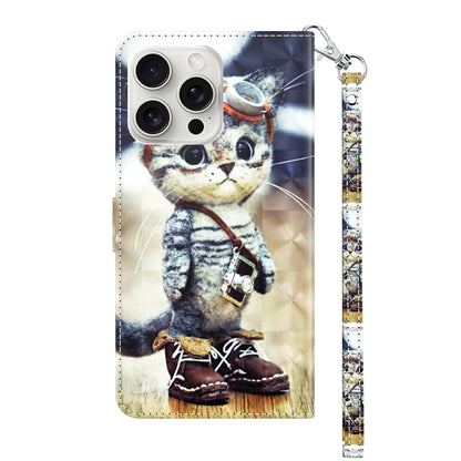 3D Painted Leather Phone Case, For iPhone 16 Pro Max, For iPhone 16 Pro, For iPhone 16 Plus������...