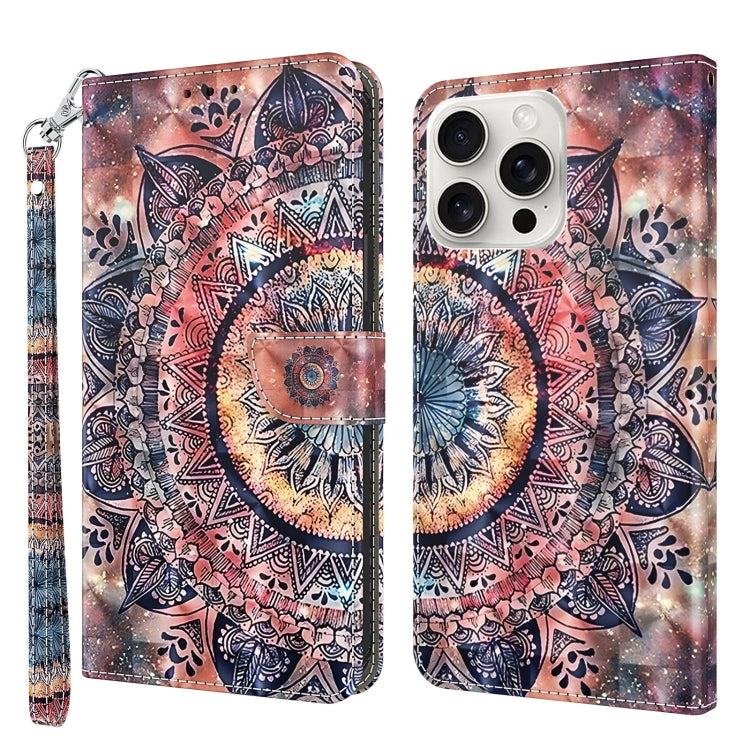 3D Painted Leather Phone Case, For iPhone 16 Pro Max, For iPhone 16 Pro, For iPhone 16 Plus������...