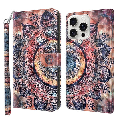 3D Painted Leather Phone Case, For iPhone 16 Pro Max, For iPhone 16 Pro, For iPhone 16 Plus������...