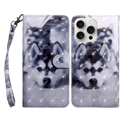3D Painted Leather Phone Case, For iPhone 16 Pro Max, For iPhone 16 Pro, For iPhone 16 Plus������...