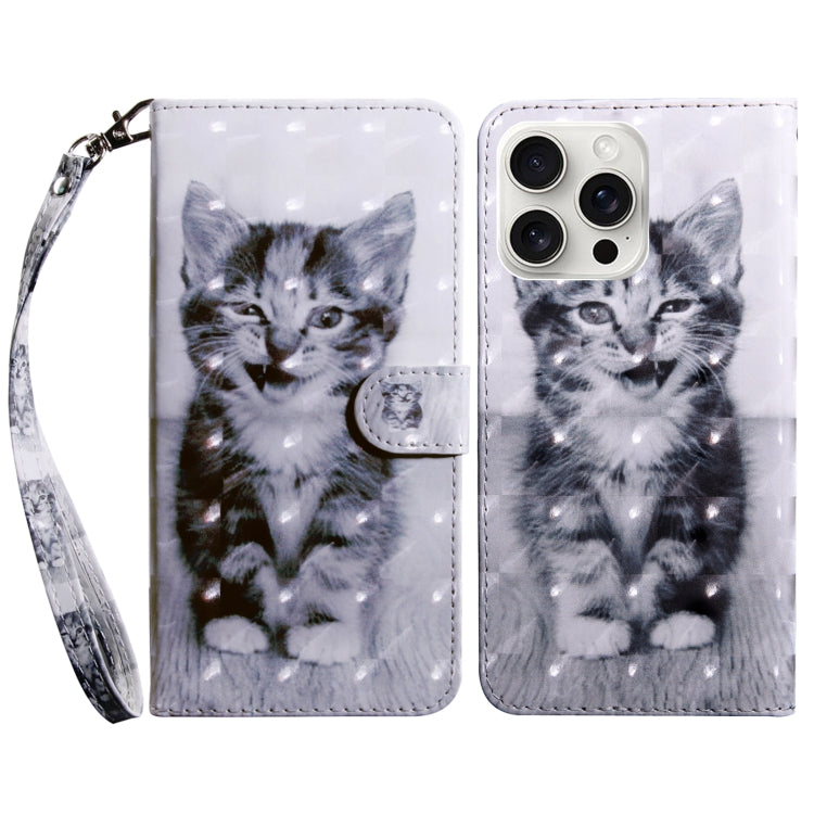 3D Painted Leather Phone Case, For iPhone 16 Pro Max, For iPhone 16 Pro, For iPhone 16 Plus������...
