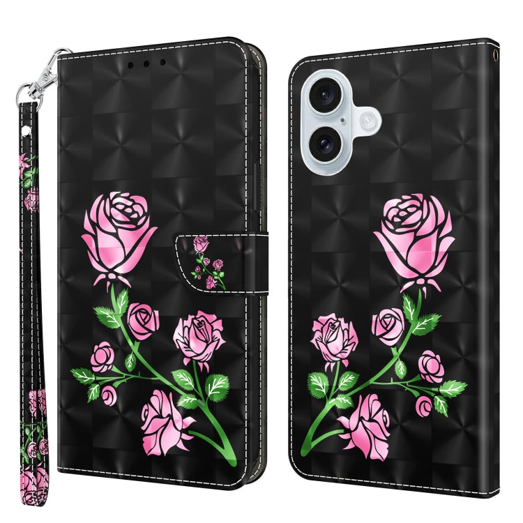 3D Painted Leather Phone Case, For iPhone 16 Pro Max, For iPhone 16 Pro, For iPhone 16 Plus������...