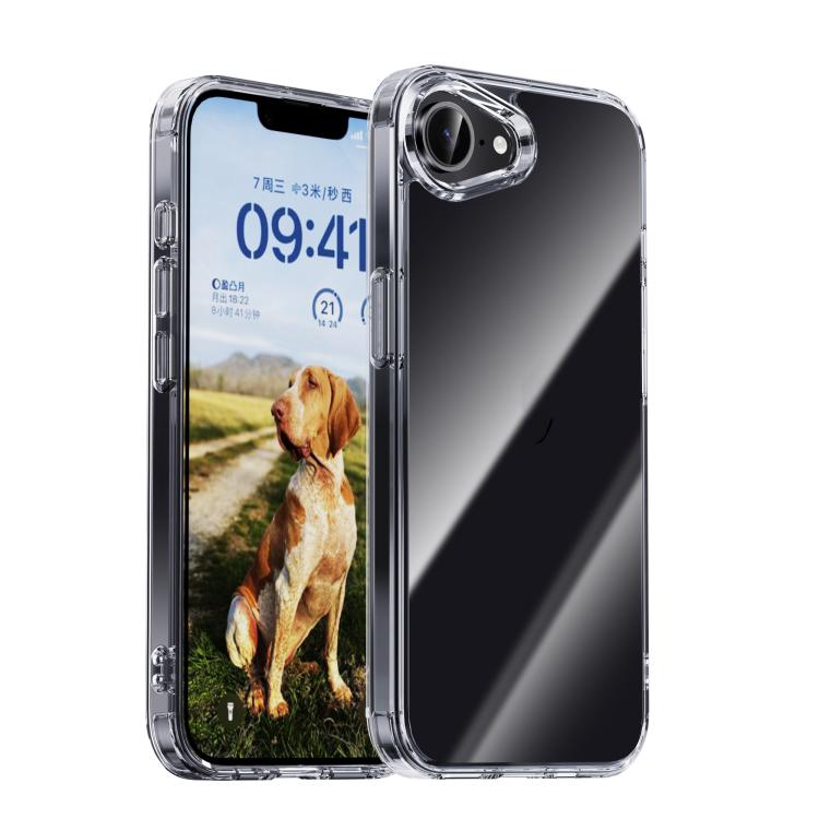 iPAKY Crystal Clear Series Shockproof PC + TPU Protective Phone Case, For iPhone 16e�������������...