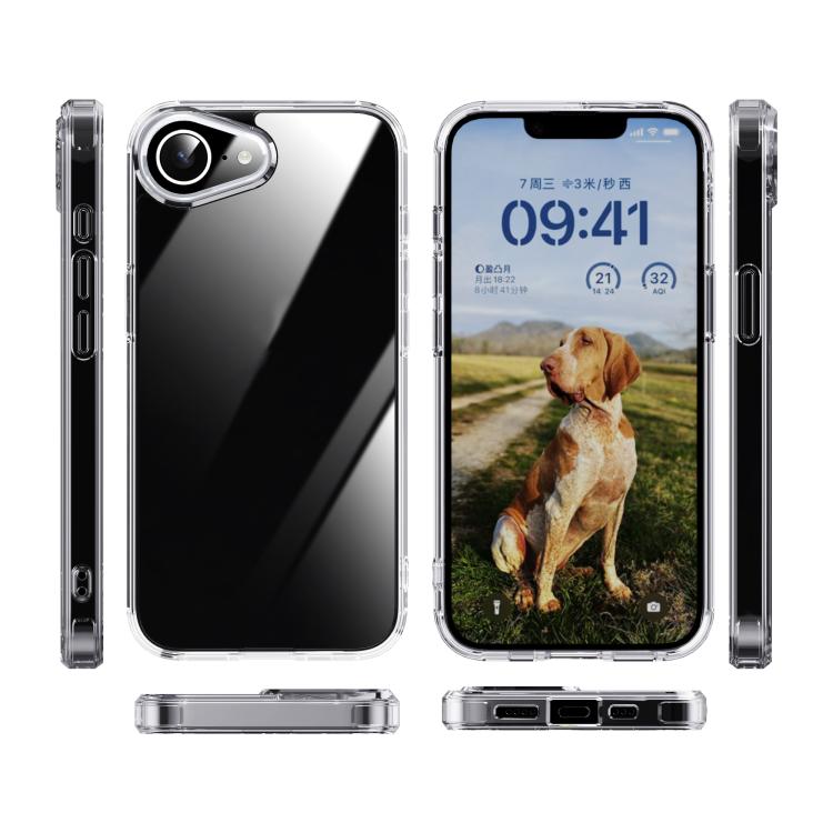 iPAKY Crystal Clear Series Shockproof PC + TPU Protective Phone Case, For iPhone 16e�������������...