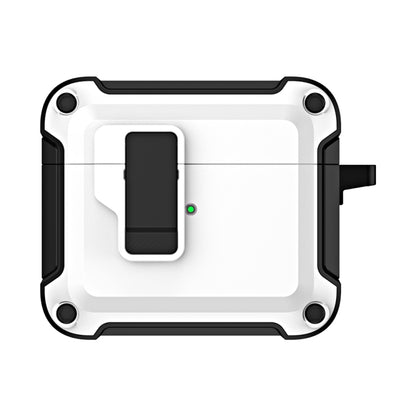 TPU + PC Wireless Bluetooth Earphone Protective Case with Switch Lock & Hook, For AirPods 3