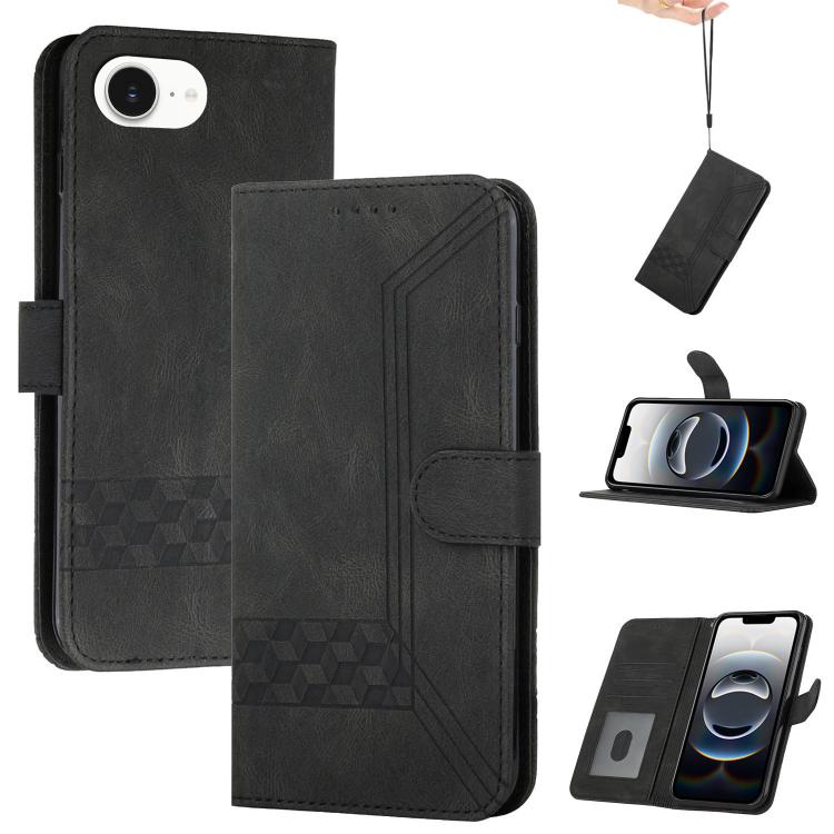 Cubic Skin Feel Flip Leather Phone Case
