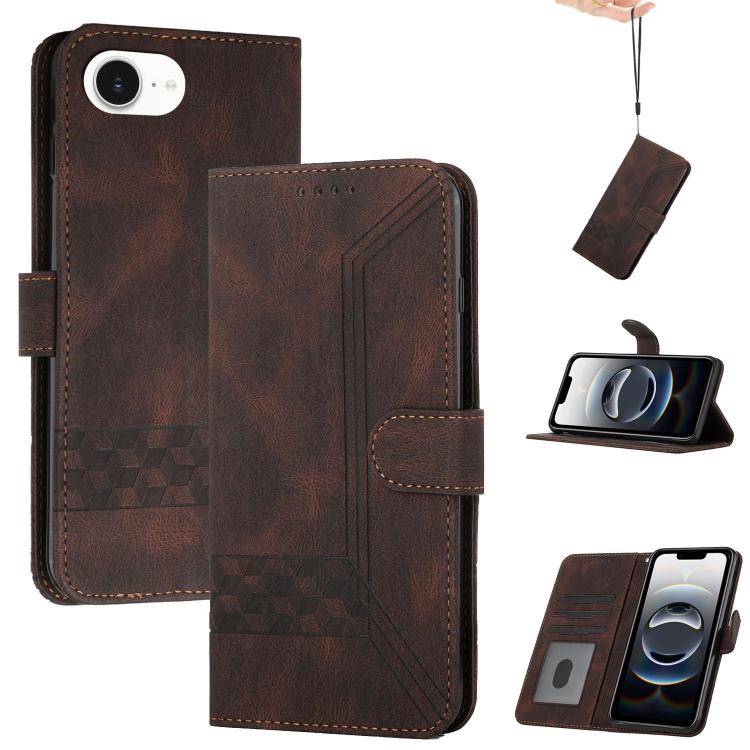 Cubic Skin Feel Flip Leather Phone Case