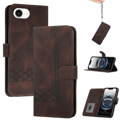 Cubic Skin Feel Flip Leather Phone Case