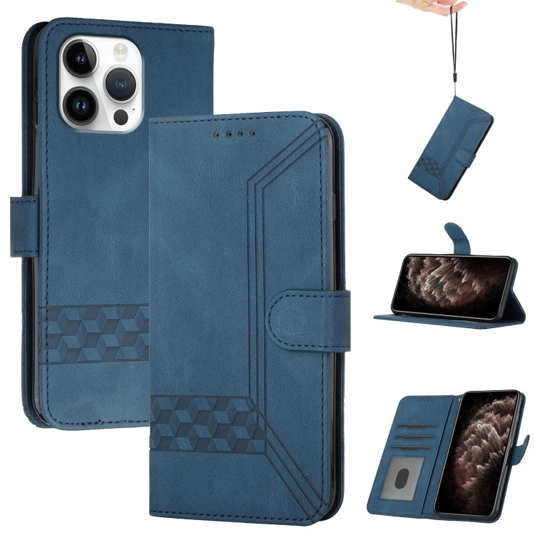 Cubic Skin Feel Flip Leather Phone Case